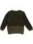 Erkek Çocuk Kapitone Nakış Detaylı Sweatshirt - Haki 3