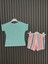 SCK-1167 Serbend Kız Çocuk T-Shirt Şort Takım 2
