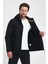 Erkek Kapşunlu Fermuarlı Softshell Mont 6044-1 2