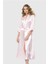 Shopidik Pembe Uzun Saten Sabahlık 1