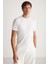 Chad Erkek Slim Fit Ultra Esnek Beyaz T-shirt 1