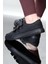 Cırt Cırtlı Cilt Comfort Sneaker Kadın Spor Ayakkabı 5