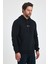 3 İp Şardonlu Kapuşonlu Baskılı Cepli Sweatshirt 5281 2