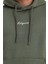 3 İp Şardonlu Kapuşonlu Baskılı Cepli Sweatshirt 5281 3