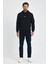 3 İp Şardonlu Kapuşonlu Baskılı Cepli Sweatshirt 5281 5