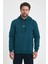 3 İp Şardonlu Kapuşonlu Baskılı Cepli Sweatshirt 5281 1