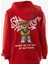 Erkek Çocuk /kız Çocuk Önü Yazı Sırtı Ayıcık Desenli Kapüşonlu Kırmızı Sweatshirt 1