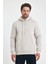 3 İp Şardonlu Kapuşonlu Baskılı Cepli Sweatshirt 5281 1