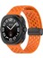 Samsung Galaxy Watch Ultra 47MM Kordon Kayış Silikon Mıknatıslı D-Buckle 2