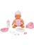 Bebelou Bebek Seti Bakım Zamanı Sesli Gülen Ağlayan 32 cm 38239 Pembe 2