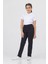 Beli Lastikli Cepli Canvas Okul Unisex Düz Paça Çocuk Pantolon - Lacivert 1