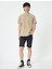 Yırtık Kot Şort Bermuda Slim Fit Katlı Paça Düğmeli 1