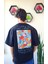 Erkek Distant Mind Baskılı Oversize Siyah Tshirt 2