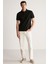 Laporte Erkek Dokulu Kumaşlı Slim Fit Siyah Polo Yaka T-Shirt 5