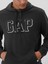 Erkek Siyah Gap Logo Fransız Havlu Kumaş Sweatshirt 3