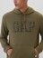 Erkek Haki Gap Logo Fransız Havlu Kumaş Sweatshirt 3