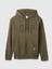 Erkek Haki Gap Logo Fransız Havlu Kumaş Sweatshirt 2