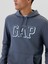 Erkek Koyu Mavi Gap Logo Fransız Havlu Kumaş Sweatshirt 3