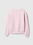 Kız Çocuk Pembe Gap Logo Oversize Fleece Sweatshirt 3