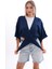 Kadın Önden Bağlamalı Müslin Bolero 240632 - 3