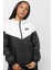 Sportswear Windrunner Jacket Black White Kadın Kapüşonlu Spor Ceket Siyah Beyaz 1