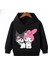 Punıx Kids Çılgın Kuromiler Baskılı Kapüşonlu Özel Üretim Şardonlu Kız Çocuk Sweatshirt 1