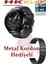 Omix X600 Uyumlu Akıllı Saat Erkekler Için Konuşma Özellikli Metal Kordon Hediyeli 3