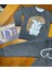Gri Kirpi Desenli Sweatshirt Eşofman Takımı 3