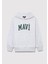 Logo Baskılı Kapüşonlu Gri SWEATSHIRT6610110-88467 2