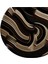 Shape Koleksiyonu Siyah Bej Tonlarda Soyut Desenli Dokuma Taban Modern Dekoratif Halı SHAPE75 4