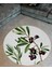 Shape Koleksiyonu Yuvarlak Zeytin Dalı Desenli Dokuma Taban Halı SHAPE103 2