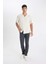 Pantolon Slim Fit Dar Kesim Cepli Dar Paça C9436AX24AU 3