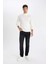 Slim Fit Dar Kesim Yarım Balıkçı Yaka Basic Düz Triko Kazak R1127AZ24WN 2