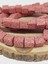 Çeyrek Dizi (9cm Uzunluğundadır!) Lav Taşı Pembe Küp Şekilli Çeyrek Dizi 12*12MM (51626) 4