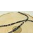Çeyrek Dizi (9cm Uzunluğundadır!) Kar Tanesi Obsidyen Taşı Çeyrek Dizi 4-4.5mm Aralığı 3