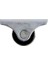 Sabit Tabanlı Masa Tekeri Sehpa ve Dolap Tekeri(Teker ÇAPI:17MM YÜKSEKLIK:20MM)(KROM-SİYAH) 2