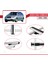 Skoda Fabia 1 Combi (6y) 2000-2006 Arası ile Uyumlu Basıc Model Universal Ara Atkı Tavan Barı Gri 2 Adet 4