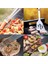 7 Parça Çantalı Mangal Barbekü Maşa Spatula Seti Paslanmaz Çelik 1. Kalite 3