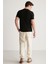 Chad Erkek Slim Fit Ultra Esnek Siyah T-shirt 5