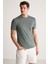 Chad Erkek Slim Fit Ultra Esnek Yeşil T-shirt 1