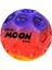 Rainbow Moon Ball Top Mor Kırmızı Sarı 1