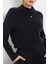 Kadın Yüksek Yaka Siyah Sweatshirt 3