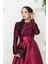 Kabartma Desenli Saten Abiye 1042 1
