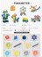 Parçacık Yapı Taşları Bulmaca 3.6cm Kare Yapı Taşları 70PCS [kare Pencere Renk Kutusu] (Yurt Dışından) 2