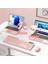 Kablosuz Klavye ve Mouse - Telefon Tutuculu USB Type-C - Bebek Pembesi 2