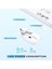 Kablosuz Klavye ve Mouse, USB ve Type-C - Beyaz 5