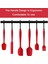6 Parça Silikon Spatula Seti - Isıya Dayanıklı Mutfak Bakeware Gereçleri Setleri, Yapışmaz Kauçuk Spatula Kazıyıcı Kırmızı (Yurt Dışından) 3