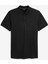 Erkek Kısa Kollu Polo Yaka T-Shirt Siyah 1