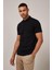 Erkek Kısa Kollu Polo Yaka T-Shirt Siyah 2
