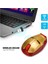 Kablosuz Iron Man Mouse 2.4g Optik - Gold 5